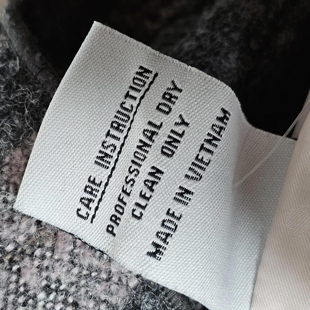 NWT Fleet Street LTD Women's Gray/Pink Coat Size XS - Picture 12 of 12